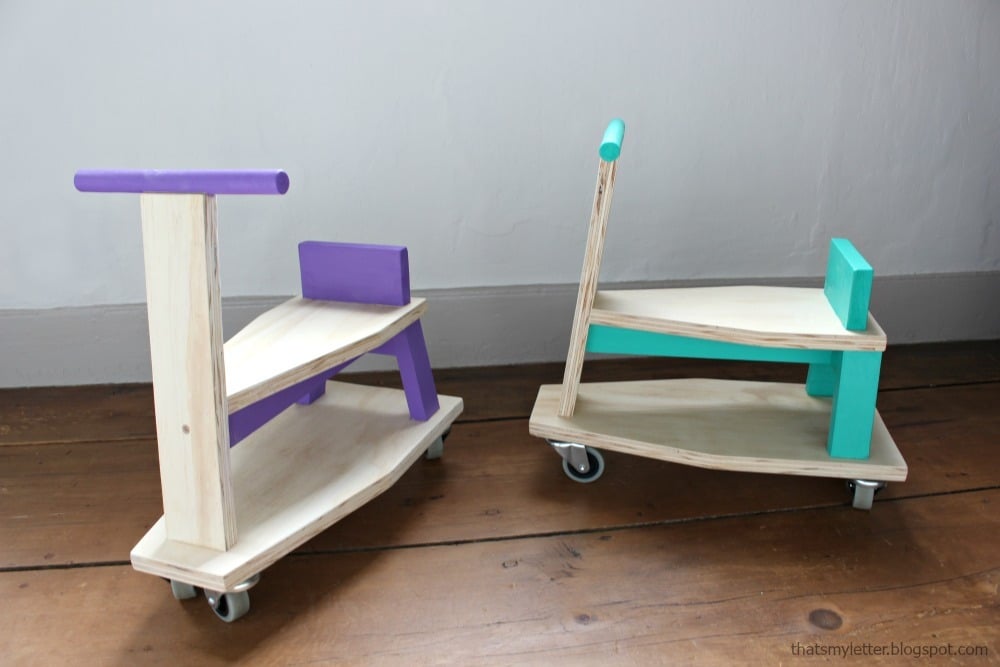 Wooden sit on sales toys for toddlers